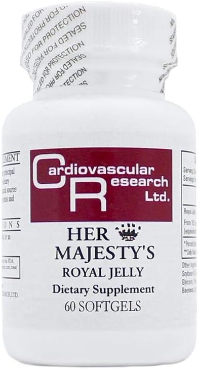 心血管研究——女王陛下皇家Jelly 500 mg 60 g