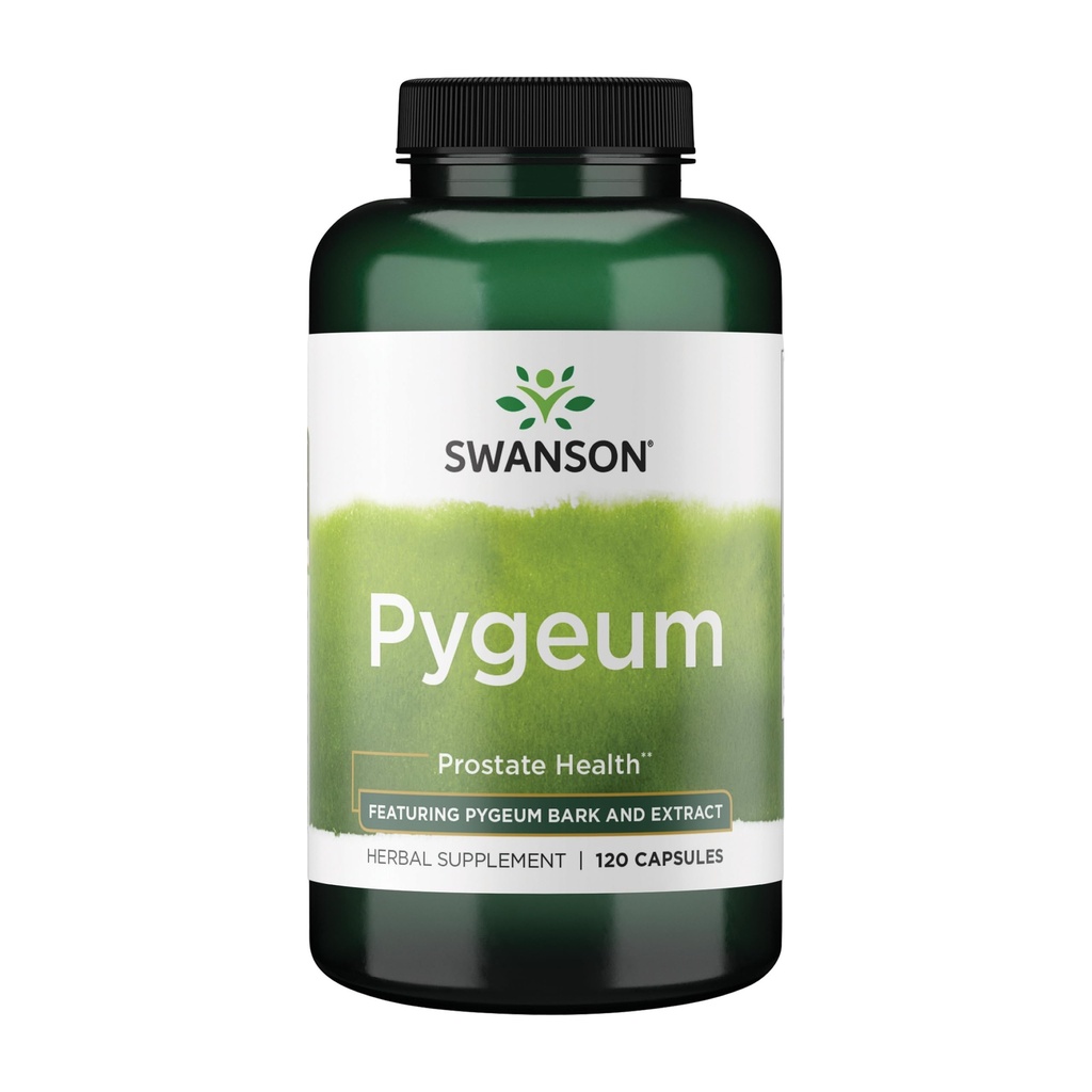Swanson Pygeum - 400mg 雄性前列腺保健草药补充剂 - 支持Bladder和尿道切除术保健 - 120 Capsules