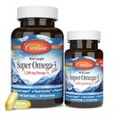 Carlson - Super Omega-3 Gems, 1200 mg Omega-3 Fatty Acids with EPA and DHA, Wild-Caught 挪威补编, 可持续源头鱼油盖, Omega 3 补编, 100+30 软胶