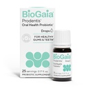 BioGaia Prodentis = 牙科避孕药滴 = 推广健康口服和牙齿 = 防御牙科问题 = 补充口服微生物 = 改善口服健康 = 不受欢迎 25日供应