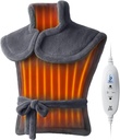 BOB和BRAD 背痛救济热帕,FSA Edge-Wighted Electric Heat Pad for Neck HSA Elected, Shoulders & Full Body Relief, Fast Heating, ETL 认证 女性男性家庭礼物 24"x34"