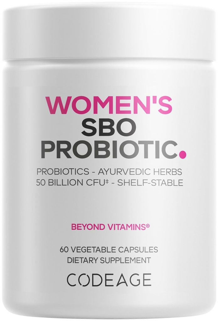 密码学 女性良性药物补充剂 - 50亿 CMUs - SBO Probiotics & Prebiotics - Cranberry - 女性健康 - 发酵植物混合物,全食补充剂 - Vegan,非GMO - 60 Capsules