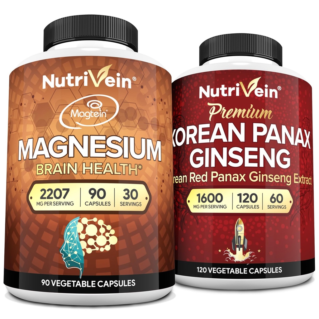 L-Threonate & Panax Ginseng 增生包:高吸附性镁Threonate和Red Ginseng 增生包