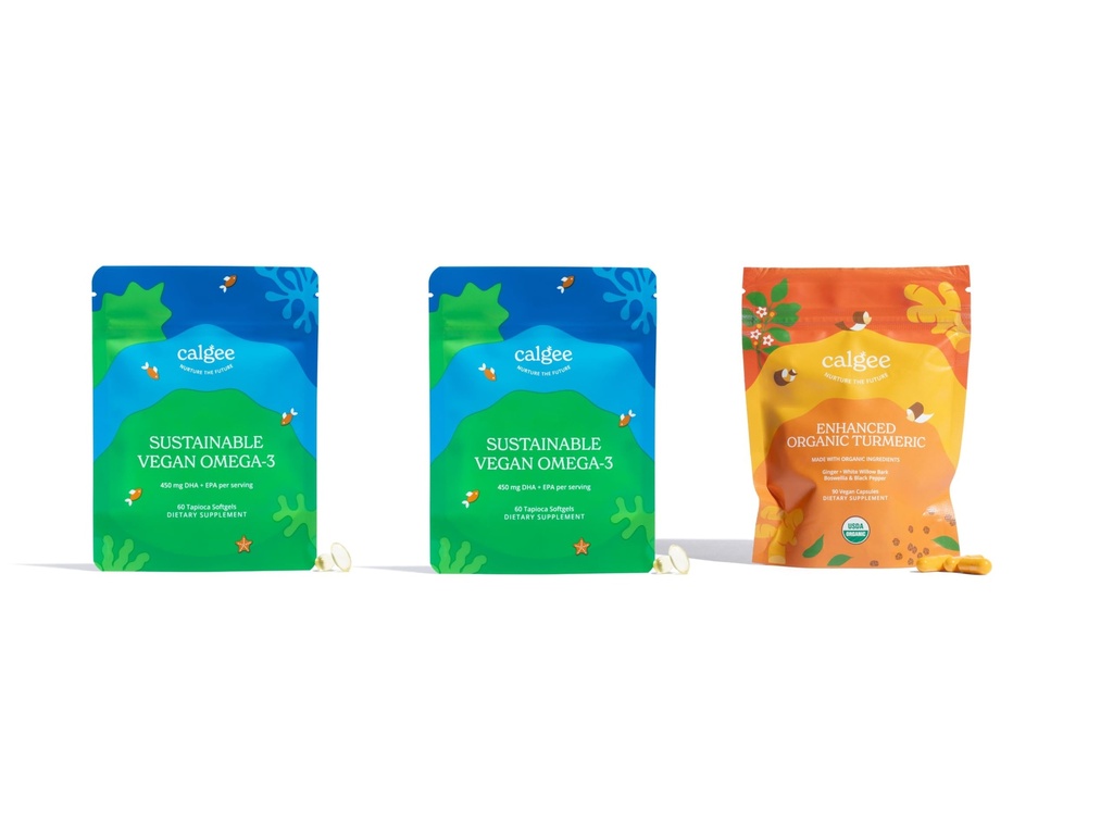 Vegan Omega-3 2-Pack + USDA 有机涡面