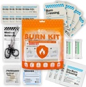 RHINO RESCUE Burn Kit, 4pcs Burn Dressings 4x4), 8pcs Burn Gel Packets 3.5g, 4pcs Burn Pads, 急救 Kit 冷却苏美尔 奶油酸奶, 薄膜,剪刀,磁带, HSA/FSA 合格