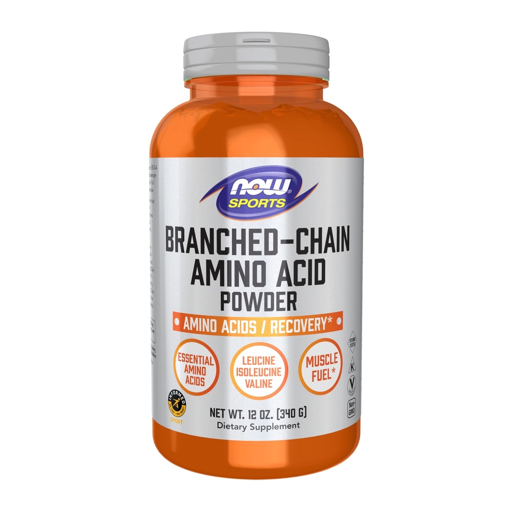 Now Foods Sports 营养,分链氨基酸粉 与Leucine, Isoleucine, 和 Valine, 12 Ounce