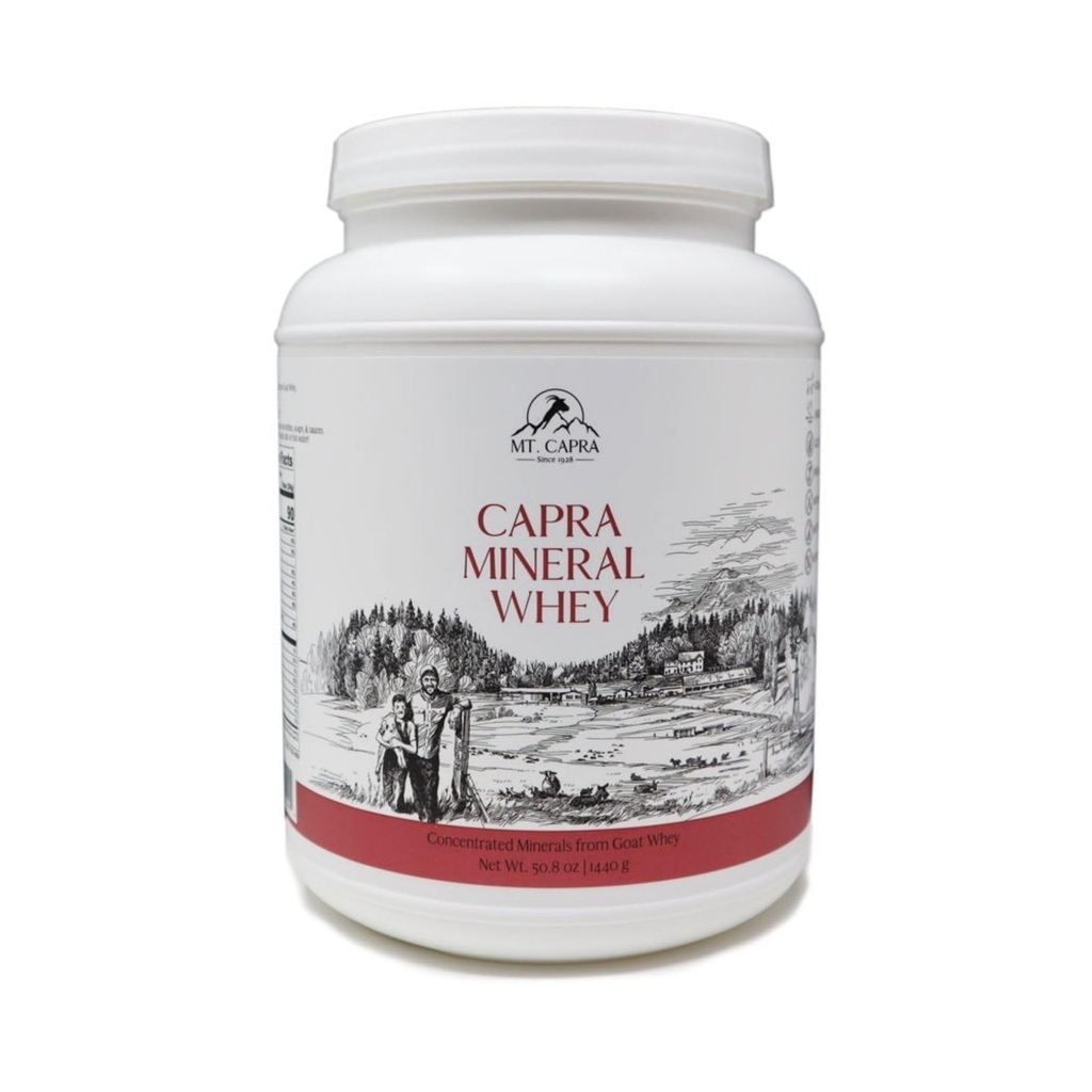 Capra Mineral Whey山  Whole A全食品,生物可蒸发矿物/电解石粉补充剂,产自山羊牛奶Whey,富于钾,Alkalining 56 services - 50.8 oz