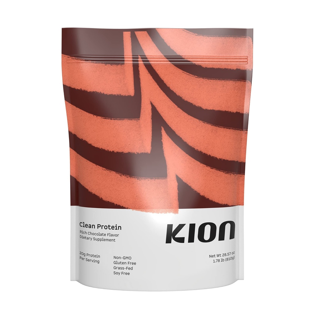 Kion clean protein → Grass-Fed & Pasture-Raized Whey 孤立蛋白粉 → 富巧克力 → 30 服务