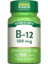 Nature's Truth B12 维生素 | 500 mcg | 120 平板电脑 | Vegan, Non-GMO & Gluten Free Supplement