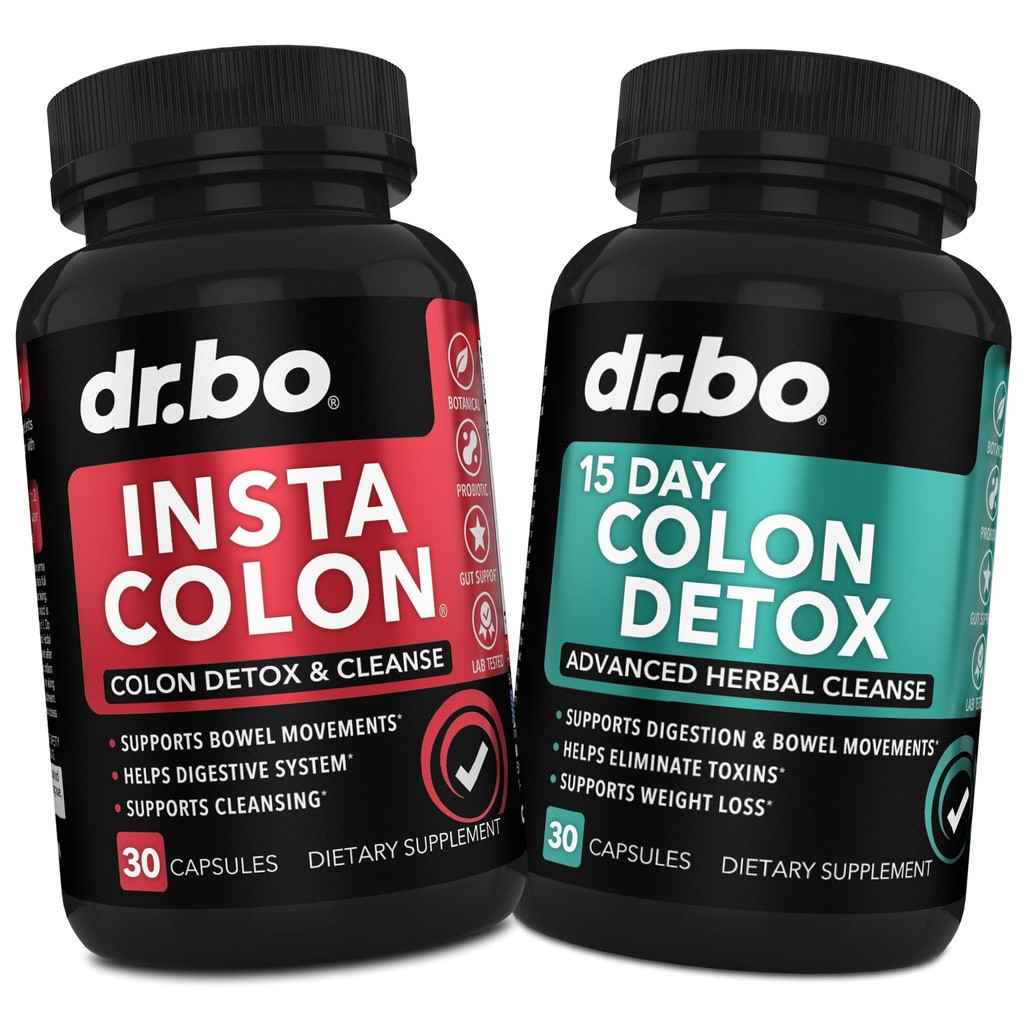 Colon Cleanser Detox 补充 Capsules - 15日 Colon Cleanse Pills & Probiotic Herbal Cleanning - 肠胃Bloative Gut 支持的日常自然鲍尔运动补充
