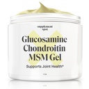 Glucosamine Chondroitin MSM Gel(4 oz) - 与Glucosamine, Chondroitin, MSM & Bromelain 支持联合保健 - 妇女和男子(90天供应)