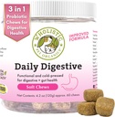 百花齐放的宠物有机物:养狗的杂食食品 消化健康 - 60计 - 养狗的杂食素和消化酶 - 支持Gut Health Immune 补充品 预防养狗消化问题