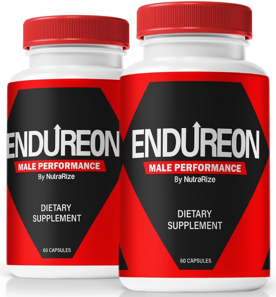 NutraRize(2 Pack) Endureon Pills – 每日支持公式,配有Premium Infements,以帮助维持男性的能量,性能和日常健康 QQ易取卡普尔(120卡普尔)