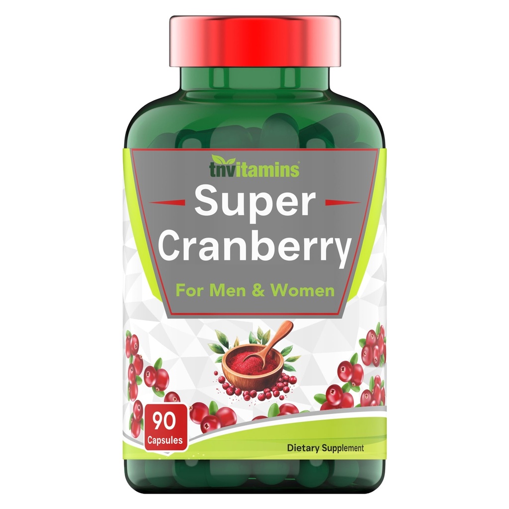 Cranberry Pills for Women and Men (30,000 MG - 90 Capsules) – 支持尿道切克健康* – 支持Cranberry 关注补充 – Bladder & Kidney 支持 * – 支持女性健康* – 支持抗氧化剂