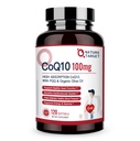 NATURE TARGET CoQ10-100mg-Softgels 配有 10 mg PQQ - 高吸收 Coenzyme-Q10 配有 有机-有机-有机-有机-有机-有机-抗氧化剂用于心脏和脑健康, 细胞-能源-生产, 120种服务