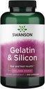 Swanson Gelatin和硅-支持健康头发和钉子的Collagen蛋白 -- -- 帮助为坚固的钉子和大毛发提供重要矿物 -- -- 20mg硅和1.08gms Gelatin -- -- (200卡普勒斯)