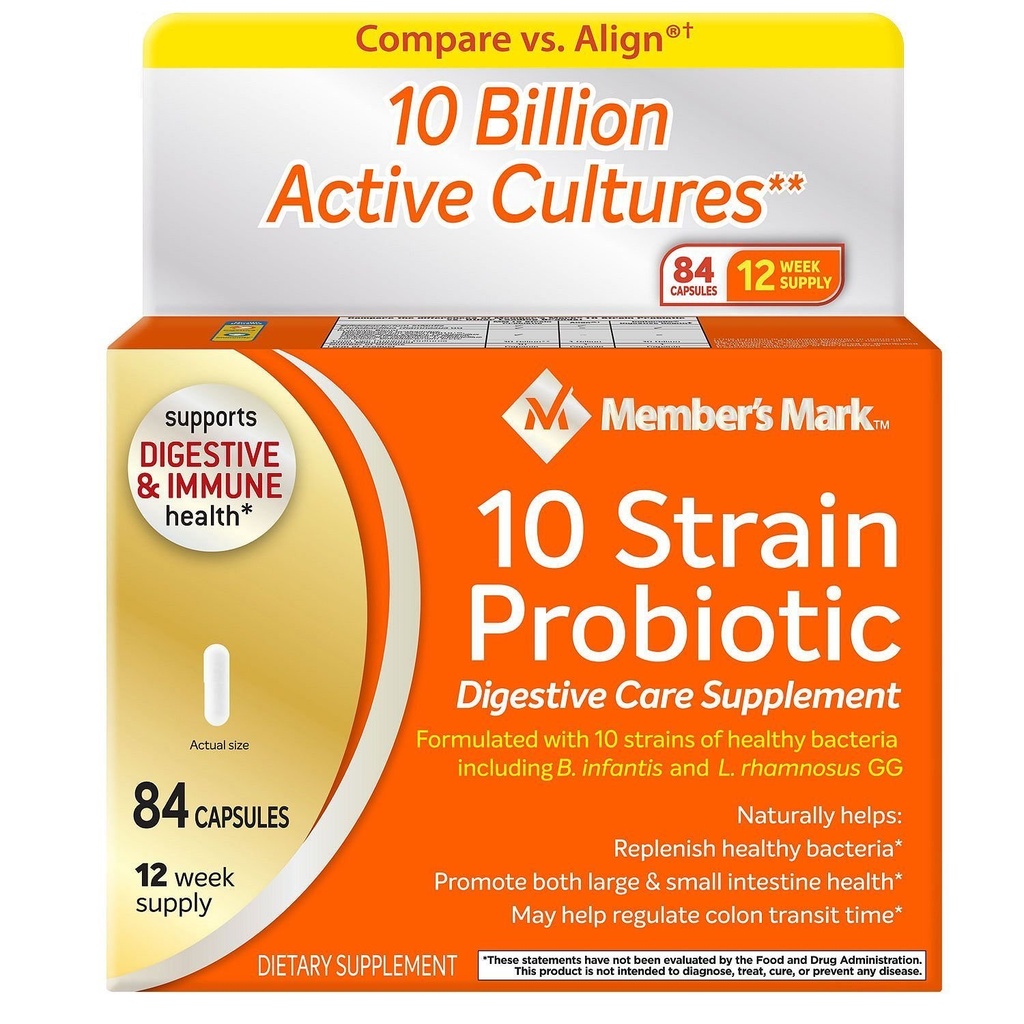 会员的Mark 5X Probiotic 消化保健补编——2/42ct. 瓶装