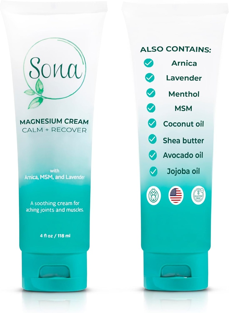 与Arnica、MSM、Menthol和Lavender合用镁