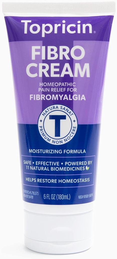 Topricin FIBRO 疼痛解脱凝胶(6 oz) – 用专利公式快速解脱纤维菌(Fibromyalgia) – 缩短纤维菌(Fibromyalgia Episoides)的时间和强度,改善睡眠和恢复能量