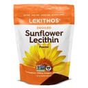 Deoiled Sunflower Lecithin Powder 16oz, Daily Lecithin 补充烹饪, Baking & Gummys, 1760mg Phospatidyl Choline 补充 - 对堵塞的牛奶 Ducts! 65 服务,非GMO