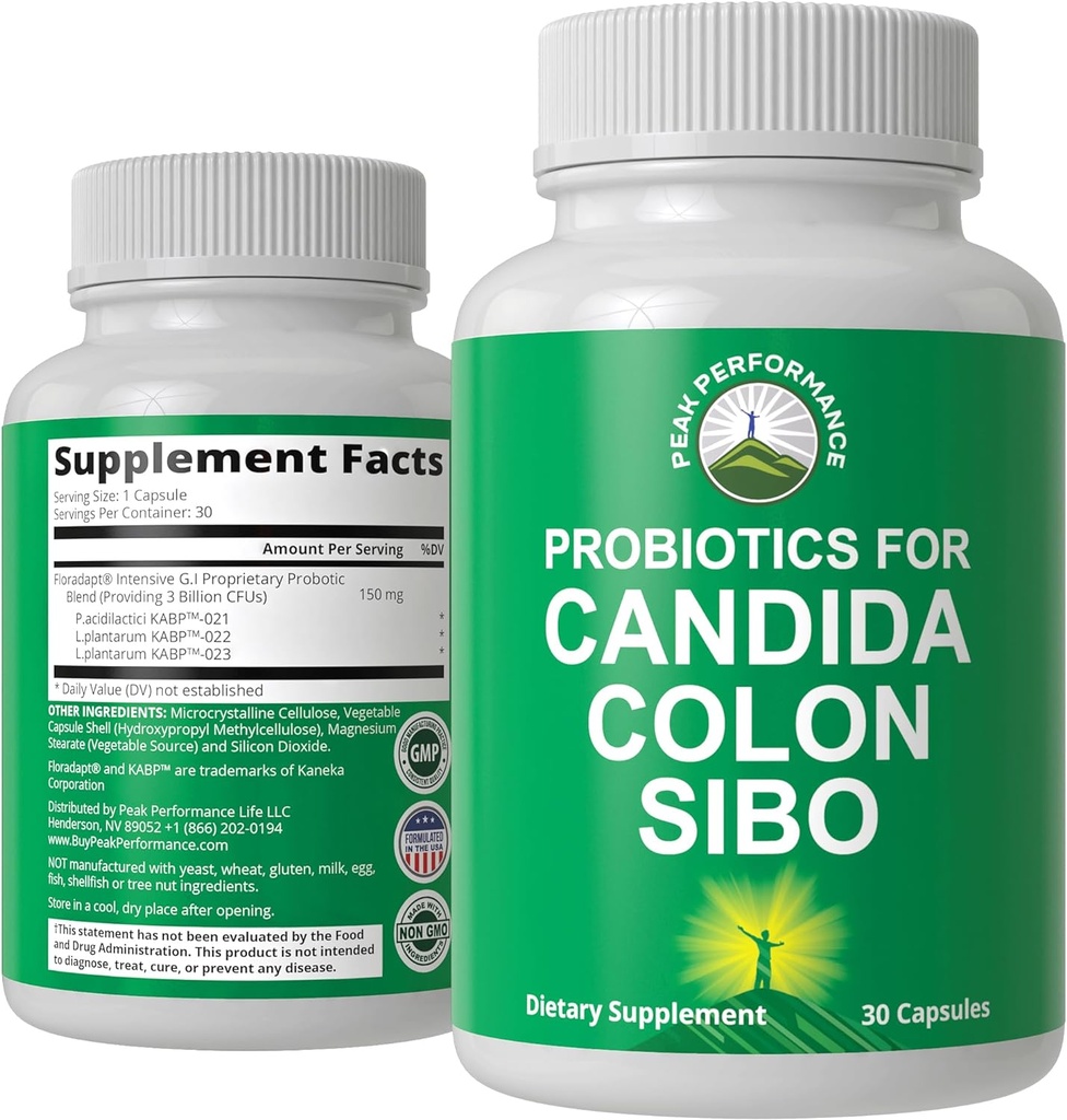 Candida、Colon Cleanse、IBS和SIBO支助的抗生素。 医生推荐专有微生物体 重置亲生补充剂。 男女口腔健康和过度生长治疗