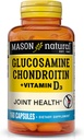 MASON NATURAL Glucosamine Chondroitin + 维生素D3 - 支持联合和骨质健康,改善流动性和灵活性,160卡普尔