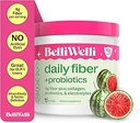 Belli Welli Fiber 女性和男性补充剂 — Premium Daily Fiber Powder from Organic Acacia 配有加成Collagen,电解质和亲生素 — no Bloat, 便秘和古特健康支持(Watelon)