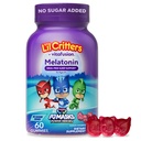 L'il crits PJ 马斯克·梅拉托宁 Gummy 补充品, 60古米