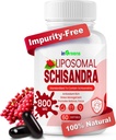 800MG Schisandra有机提取, Schisandra 补编, Schisandra Berry Softgels for Energy Support, Liver Health, Antioxidant Protection and Digestive Wellness - 60 Softgels, Made in America