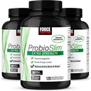 力量因素 ProbioSlim 额外力量 Probiocit 补充 妇女和男子 30亿 CMUs 和 Gut 健康支助、布洛廷和气体救济的绿色茶叶提取 120 计数(第3包)
