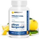 胆固醇指挥部,Citrus Bergamot SuperFruit补充剂,47% Bergamot 多酚分数(BPF)专利配方,美国制造,1个月90卡普尔