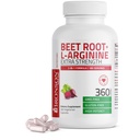Bronson Beet Root + L- Arginine 硝基氧化物生产-非GMO,360 蔬菜卡普尔