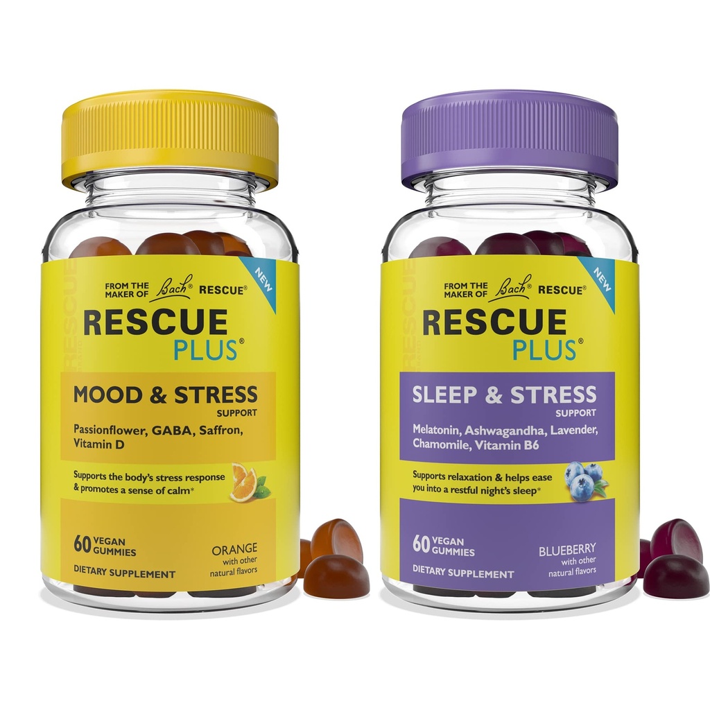 Bach ResCUE + Gummy Day & Night Bundle 2 x 60 计数