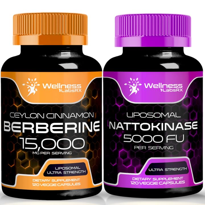 Nattokinase 补充 Capsules - 5000 FU - 来自纯日本Natto 提取,心脏和免疫支持的酶