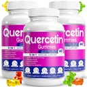 (3 Pack) u素蛋白由BioVitalica制作 - Q素与Bromelain Vitamin C 和 Zinc & Elderberry + Vitamin D3-5 在1 免疫支持中 -  Kids素 750 mg 用于儿童和成年人
