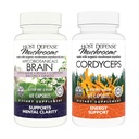 Host Defence Bundle with MycoBotanics Brain * Capsules, 60 Counter & Cordyceps Capsules, 60 Counter - 支持记忆和焦点 - 支持Immune健康与能源 *