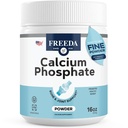 Freeda Calcium Phosphate Powder – Kosher Ministry Professional Supplements for Bone & Joint Health in Men, Women, Dogs & Cats – Bone 强力粉与钙和磷 – No Vitamin D – 美国制造,16oz