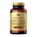Solgar 维生素D3(Cholecalciferol) 250 MCG(10 000 IU),120 软胶 - 帮助维持健康骨骼和牙齿 - 免疫系统支持 - 非转基因生物, Gluten 免费,乳制品免费 - 120 服务