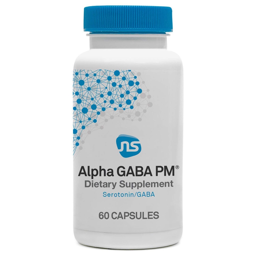 神经科学 GABA PM 成人冷静睡眠援助 - 400mg L Theanine 补充 5 HTP 大脑支持和睡眠镁 - Soothe 一种过度活跃的思维和狂欢思想(60 Capsules)