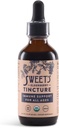 Sweet's Elderberry Tincture – USDA 有机体 – 无酒精 – 黑色长莓 – 支持所有年龄的人 – 旅行 - 友谊 2 z 瓶与滴水手 – 维加恩 – Keto – 非GMO – 无甜