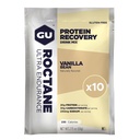 GU Energy Roctane Ultra Endurance Protein Recovery Drink Mix, Gluten-Free and Kosher Dairy, Recovery Support After Any Workout, 10 Packets, Vanilla Bean