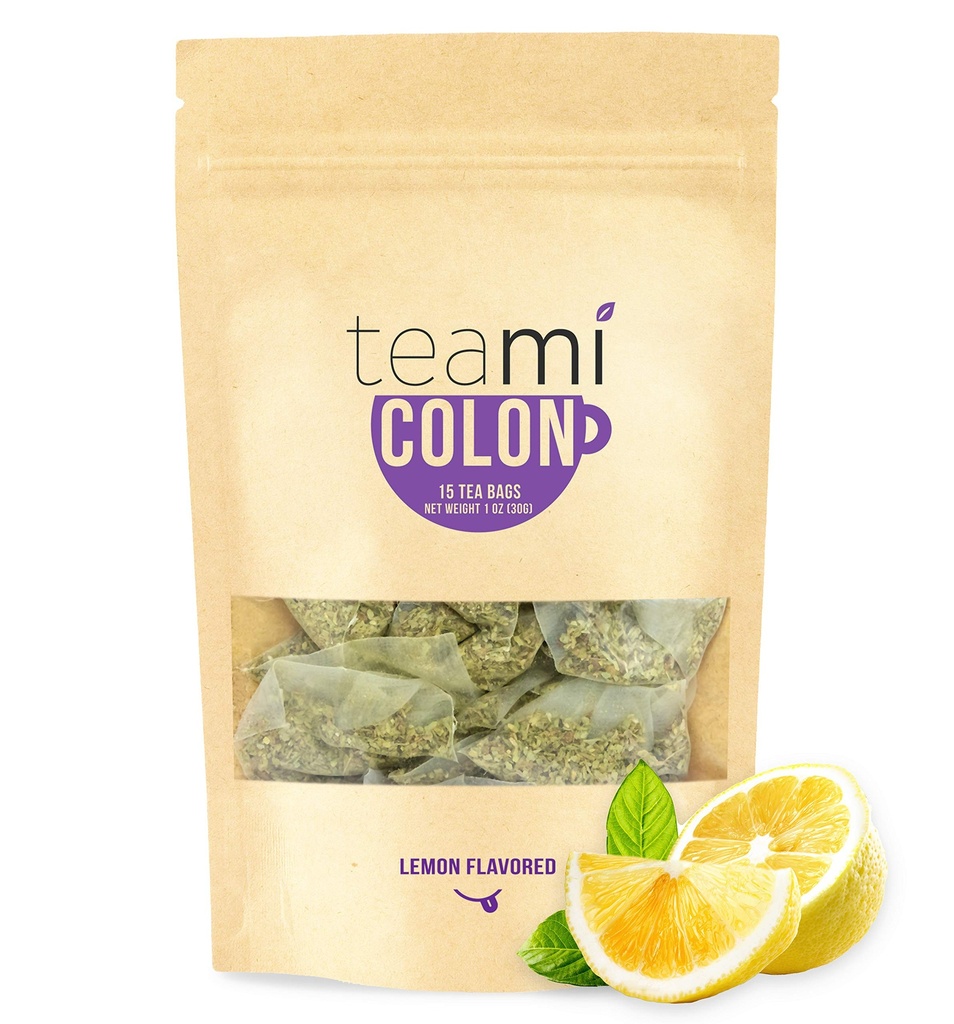 Teami® Colon Detox Tea |所有男女天然清洁茶 |30天供应,15个茶袋(莱蒙)