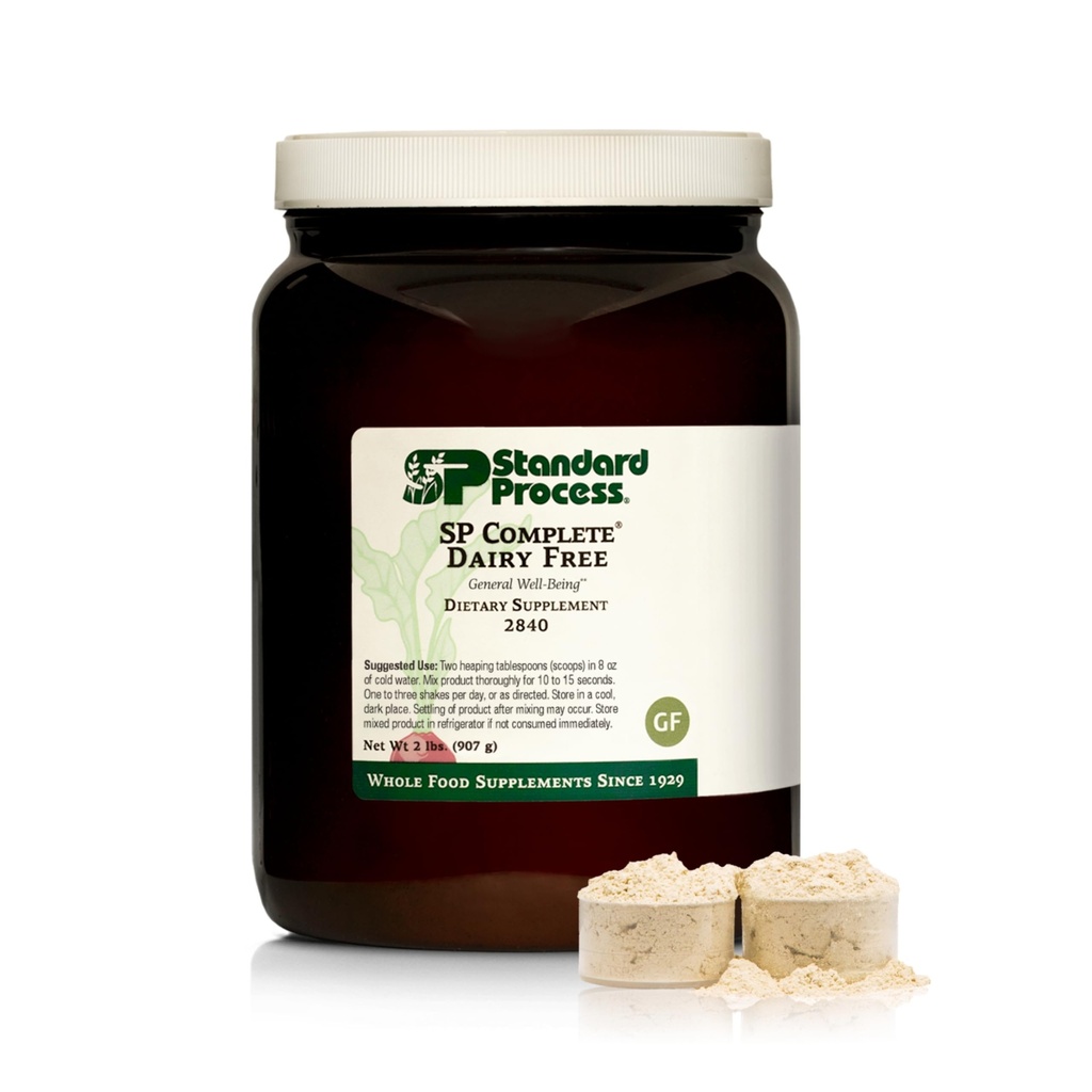 标准过程 SP 完全乳制品 - 支持氨基酸的米蛋白粉 - 支持Gut健康,肝功能和免疫健康 - Vegan, 蔬菜和无糖 - 2磅(907克)
