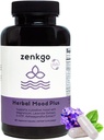 Zenkgo Ashwagandha, 5-HTP, Lavender, Mucuna, L-tryptophan - Mood 支持补编, 植物型, 草药Mood Plus 帮助 冷静心智和压力缓解,情感冲动,可能性(60Ct/30日)