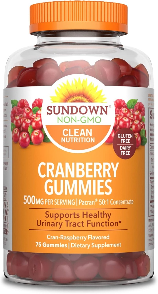 日落 Cranberry Gummys, 75 个数