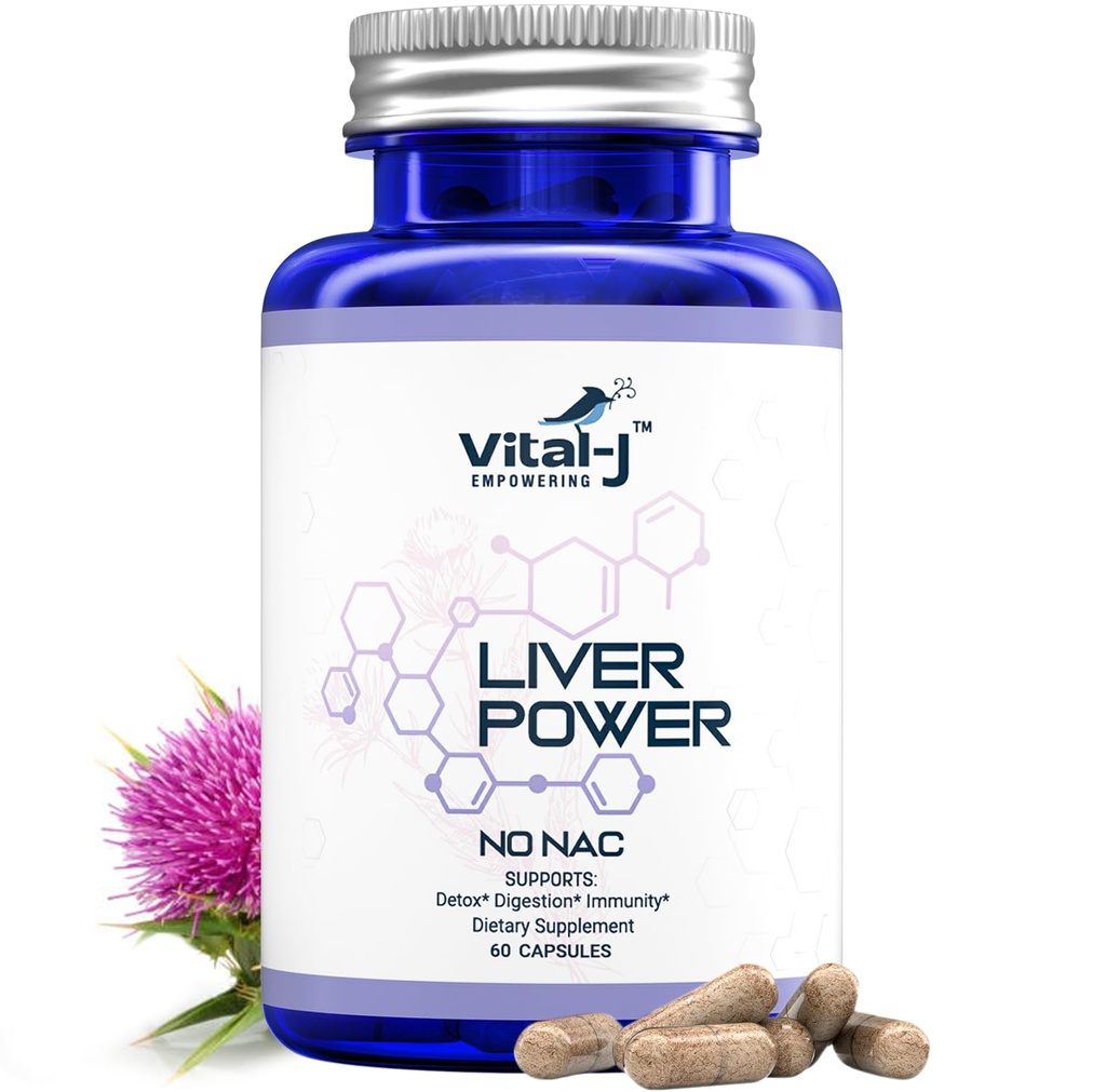 21-in-1 liver支持补编,Liver Cleanse Detox & 维修 - W/Millk 硝酸盐,锌,Beetroot & Artichoke, Choline & Dandelion Root for Digestion and unition - 60 Capsules