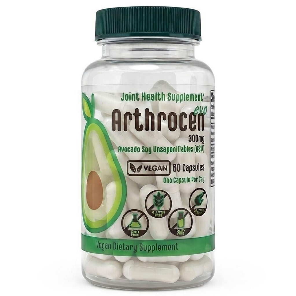 EVO Vegan联合保健补编,300Mg Avocado Soy Unsabable,60天供应,每天1卡(两个月)