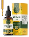 HERBAMAMA Mullein Drops for Lungs - Vegan Mullein Leaf 提取剂 for Lungs Clease Support - 非GMO,酒精和无糖呼吸补充剂,28日供应