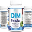 DIM 补编 - 150mg DIM (二英多利甲烷), Broccoli, Calcium D-Glucarate & Bioperine - 男女的荷尔蒙平衡,雌激素,更年期平衡 - 60卡普尔