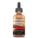 超强6000mcg 维生素B12 亚语液滴 - Methycobalamin,VIT B 12 支持能源,最大吸收,60 服务,非GMO, Vegan友好,美国制造